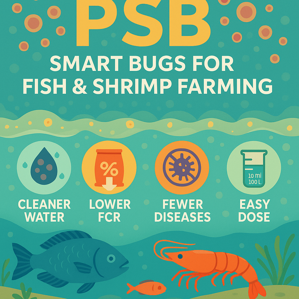 PSB for Fish and Shrimp Farming